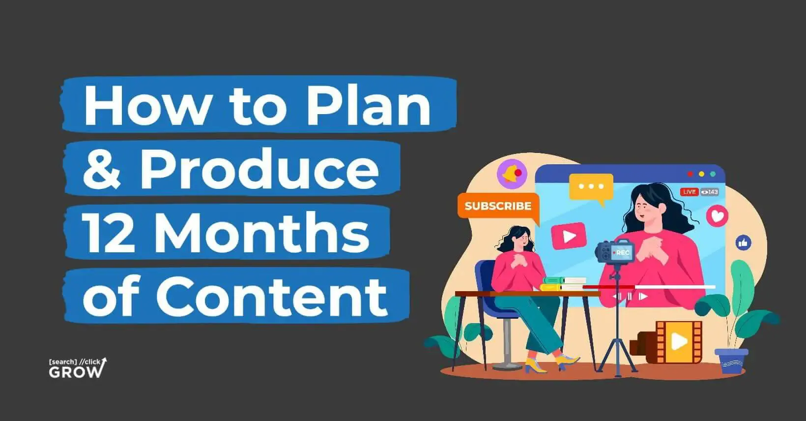 12 month content planner