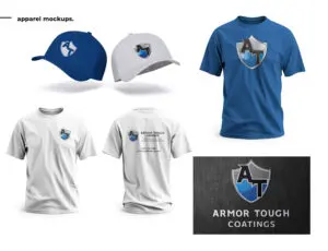 armor tough branded print