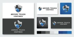 armor tough coatings logo design