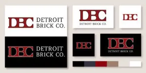 Detroit Brick Co Logo Design