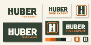 huber tree expert logo design