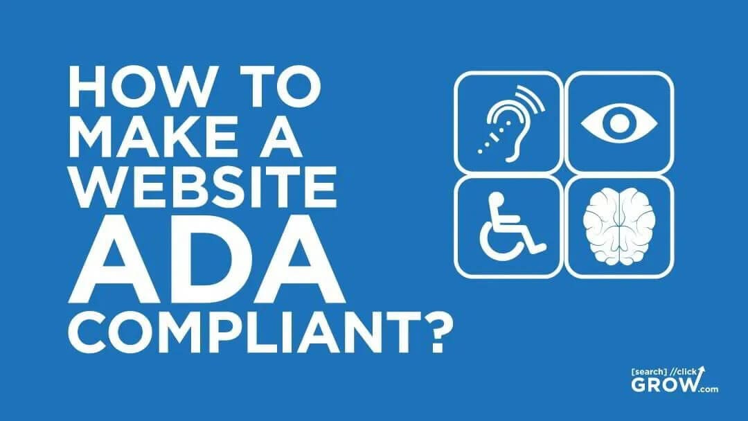 how to make a website ada compliant