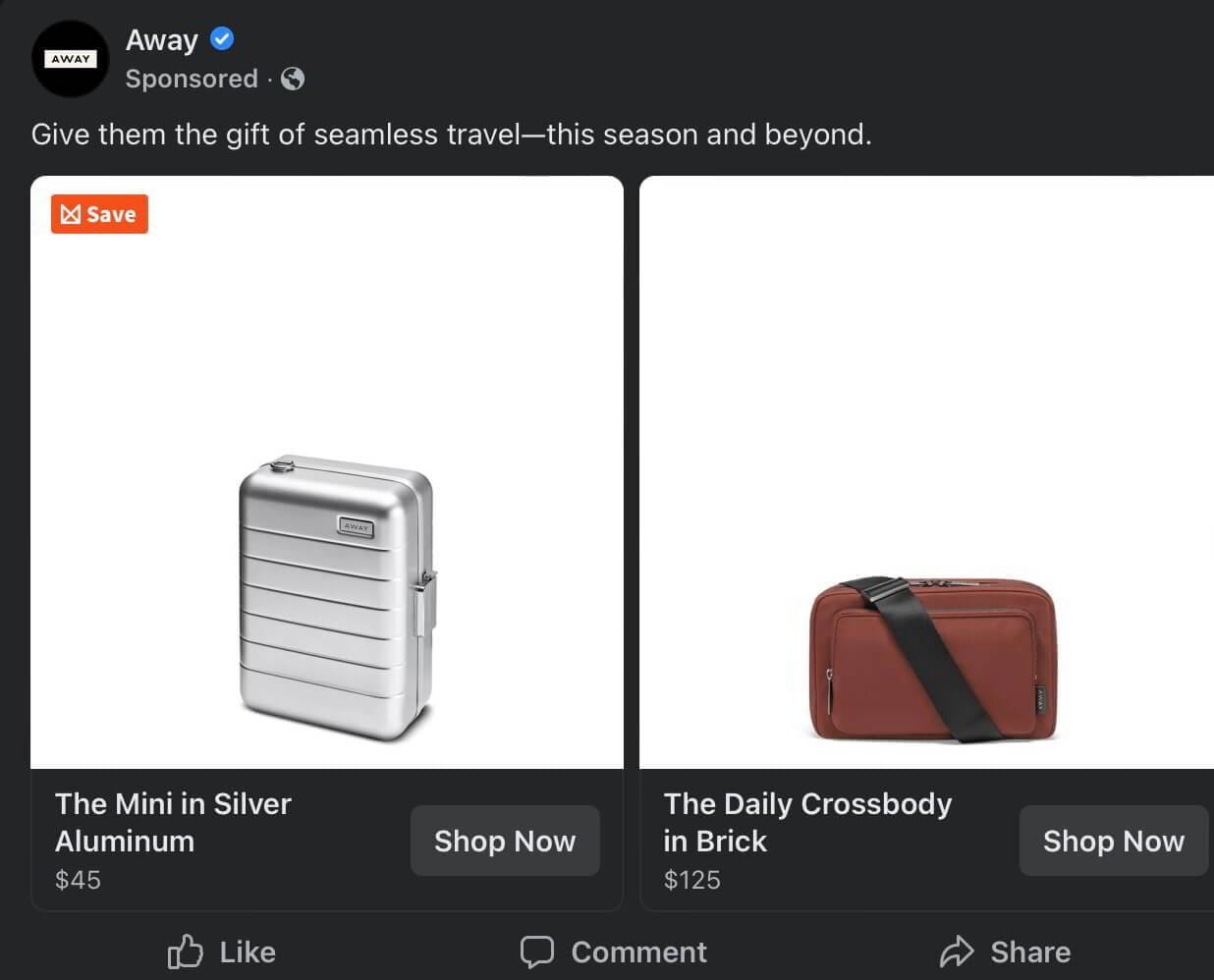 facebook carousel ads