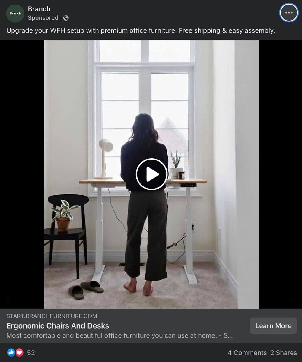 Facebook video ads