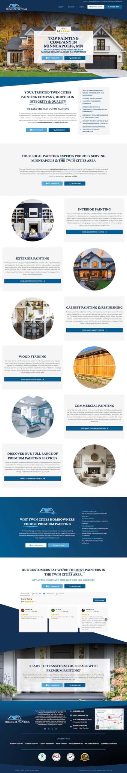 website development for contractors