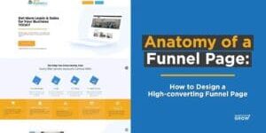 anatomy of a funnel page