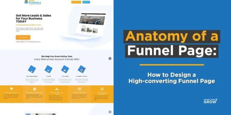 anatomy of a funnel page