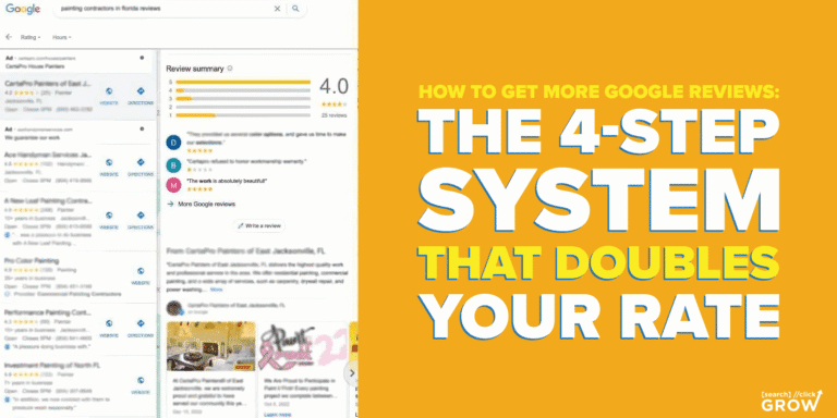 how to increase google reviews with this four step system