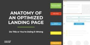 anatomy of a landing page